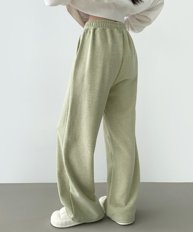 【SHORT/LONG丈別】ワイドトレーニングパンツ8色 LIGHT GREEN