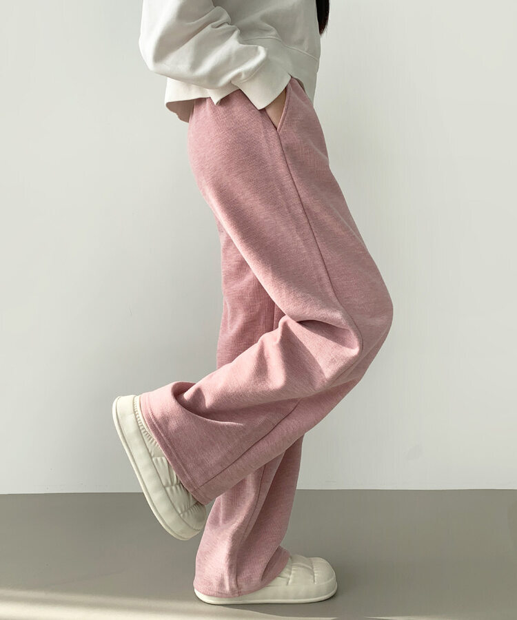 【SHORT/LONG丈別】ワイドトレーニングパンツ8色 PINK