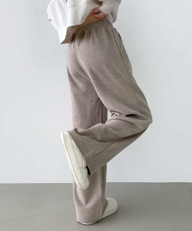 【SHORT/LONG丈別】ワイドトレーニングパンツ8色 BEIGE