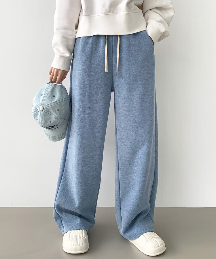 【SHORT/LONG丈別】ワイドトレーニングパンツ8色 AQUA