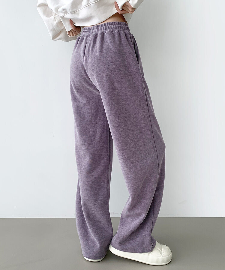 【SHORT/LONG丈別】ワイドトレーニングパンツ8色 PURPLE