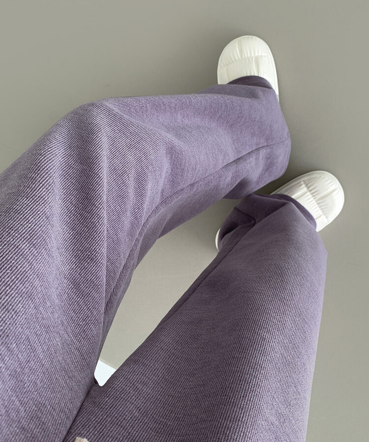 【SHORT/LONG丈別】ワイドトレーニングパンツ8色 PURPLE