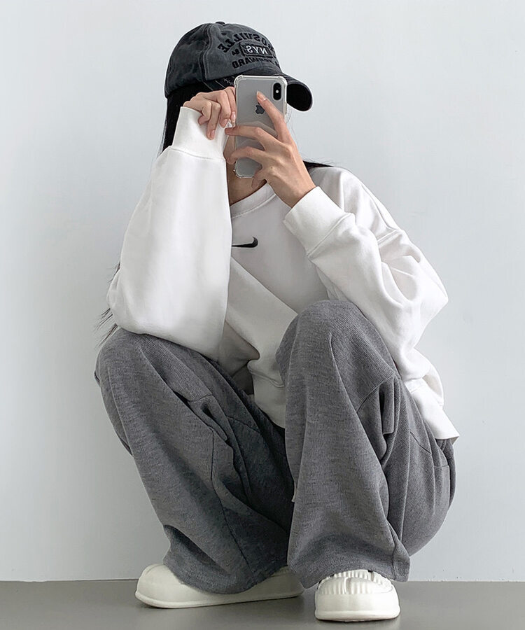 【SHORT/LONG丈別】ワイドトレーニングパンツ8色 GRAY