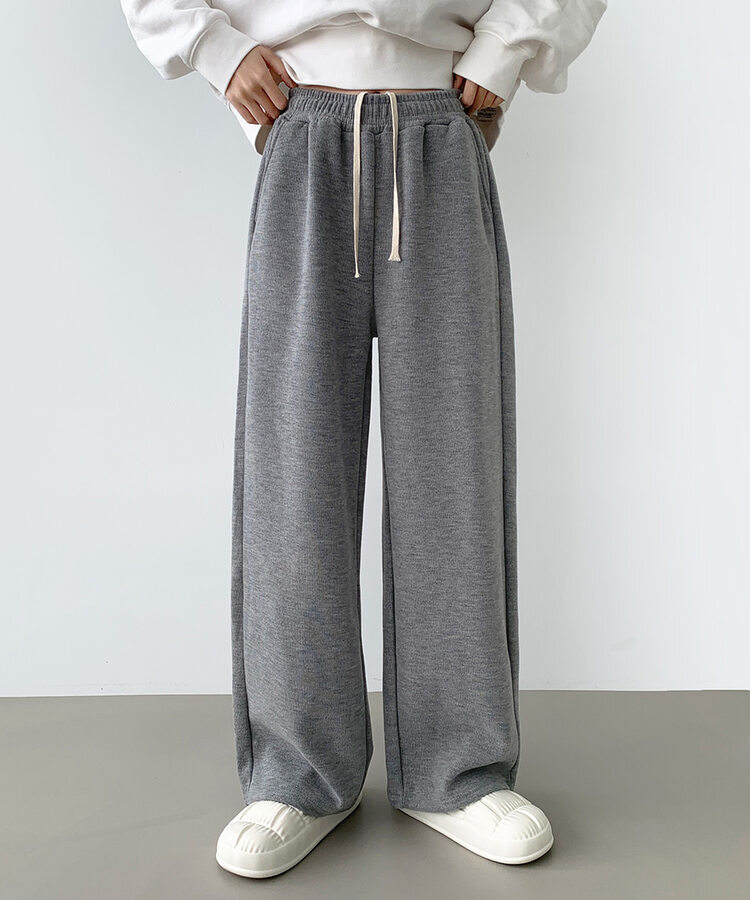 【SHORT/LONG丈別】ワイドトレーニングパンツ8色 GRAY