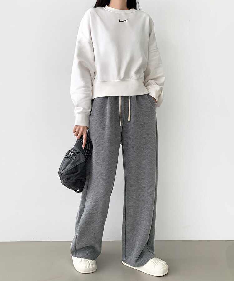 【SHORT/LONG丈別】ワイドトレーニングパンツ8色 GRAY