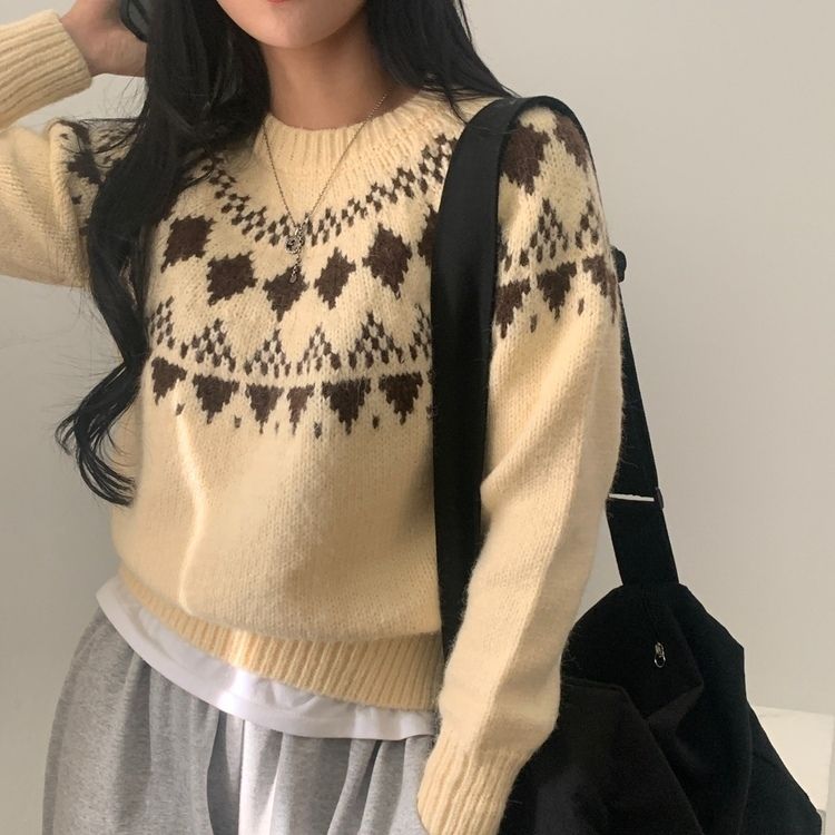 Ralphノルディックジャガードパターン刺繍ベアニットパーカーセーターニット POLO RALPH LAUREN(ポロラルフローレン) / ノルディック