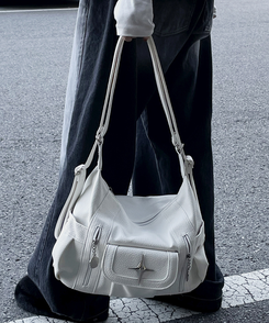 SBG1151 ホワイトレザー2WAYクロスショルダーバッグ バッグ