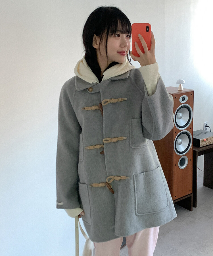 modimood ダブルカラーウールハーフコート ダブルカラーウールハーフ