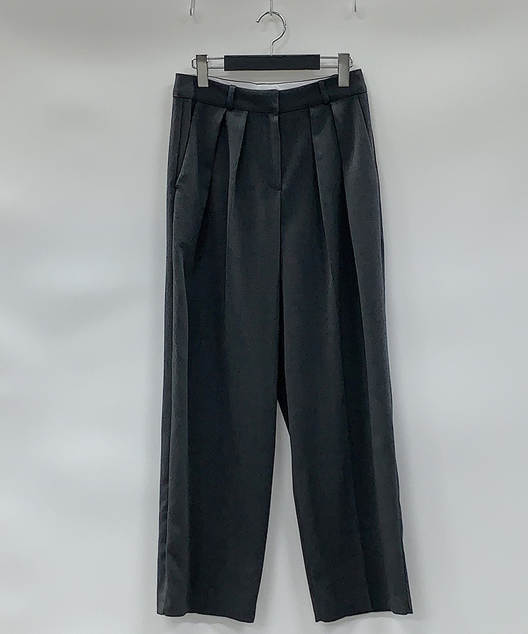 タックワイドロングスラックス｜スラックス｜韓国ファッション通販 SONA