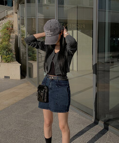 s/e/o 韓国ブランド　デニムスカート デニムミニスカートパンツ｜ミニスカート｜韓国ファッション通販