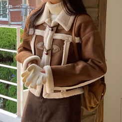 ウール70％グローブ Ivory