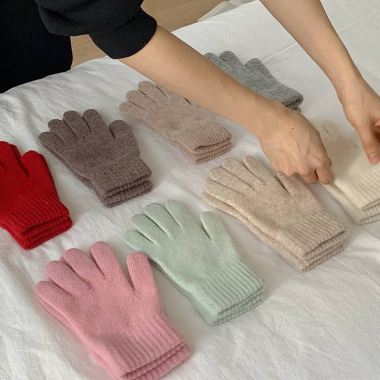 ウール70％グローブ