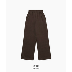 【SHORT/LONG 丈別】ドローストリングワイドパンツ6色