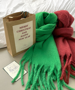 ロングタッセルマフラー12色