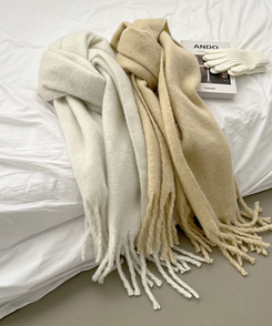 ロングタッセルマフラー12色