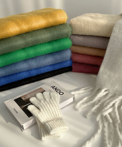 ロングタッセルマフラー12色