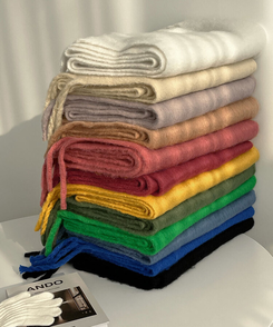 ロングタッセルマフラー12色