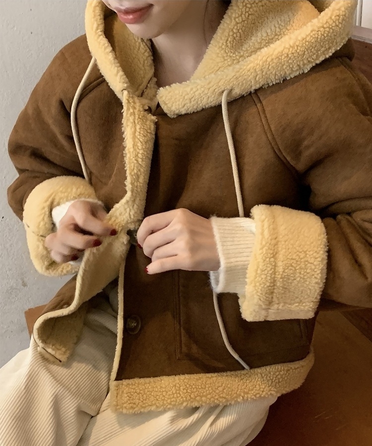 フードムートンジャケット｜ジャケット｜韓国ファッション通販 SONA