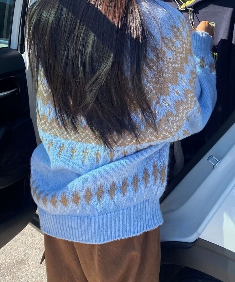 ルーズフィットノルディックセーター｜ニット｜韓国ファッション通販 SONA