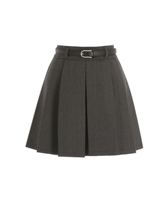 【SET】ベルト＋プリーツミニスカート