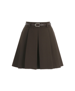 【SET】ベルト＋プリーツミニスカート