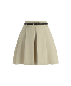 【SET】ベルト＋プリーツミニスカート