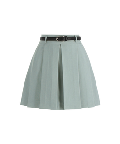 【SET】ベルト＋プリーツミニスカート