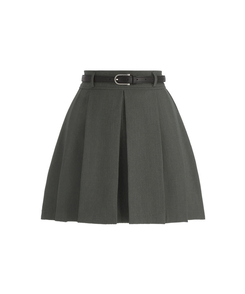 【SET】ベルト＋プリーツミニスカート