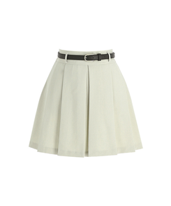 【SET】ベルト＋プリーツミニスカート