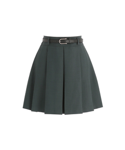 【SET】ベルト＋プリーツミニスカート