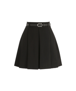 【SET】ベルト＋プリーツミニスカート