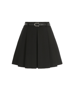 【SET】ベルト＋プリーツミニスカート