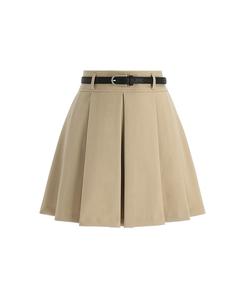【SET】ベルト＋プリーツミニスカート