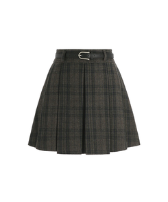 【SET】ベルト＋プリーツミニスカート