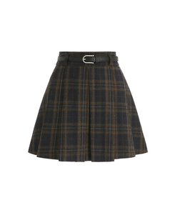 【SET】ベルト＋プリーツミニスカート