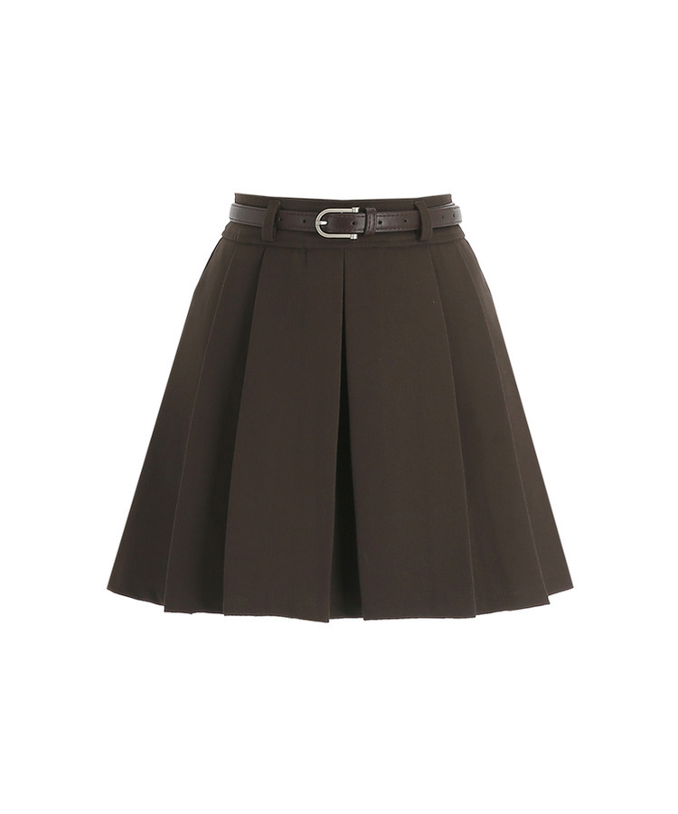 【SET】ベルト＋プリーツミニスカート