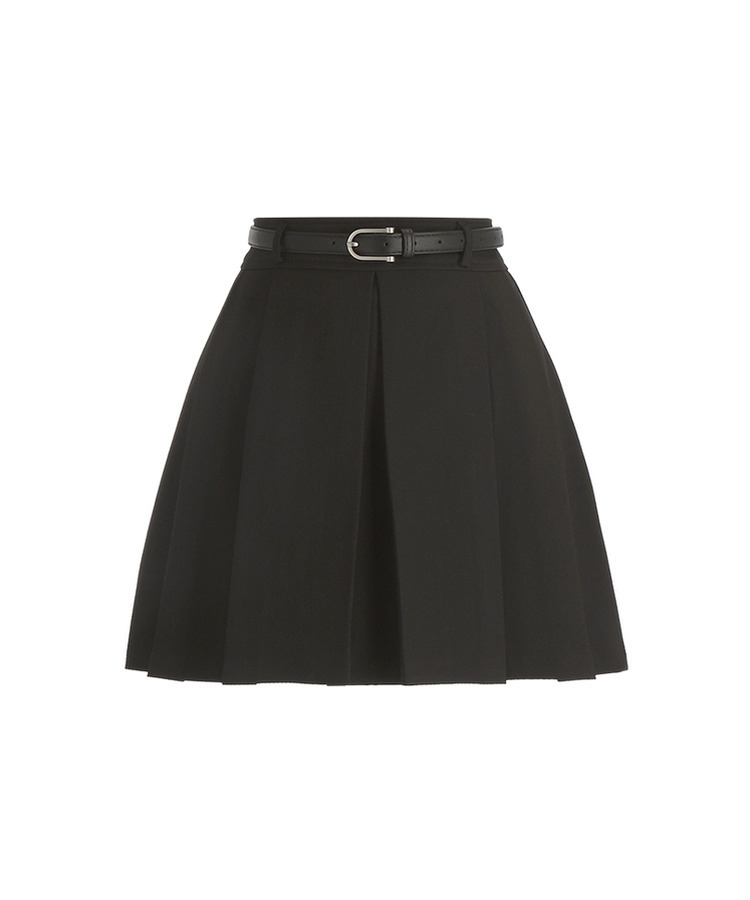 【SET】ベルト＋プリーツミニスカート