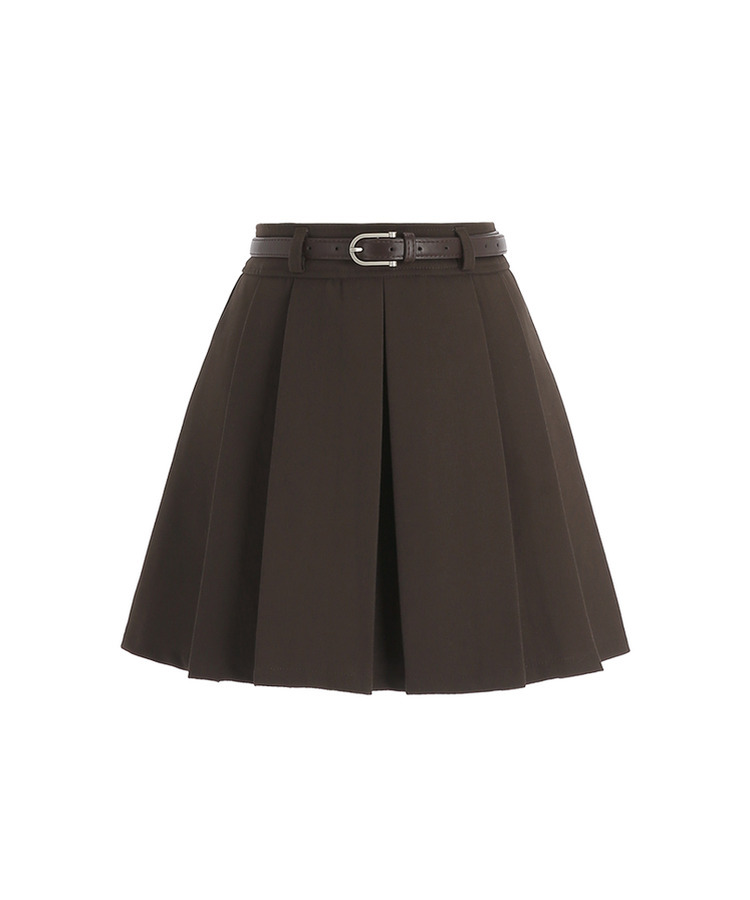 【SET】ベルト＋プリーツミニスカート