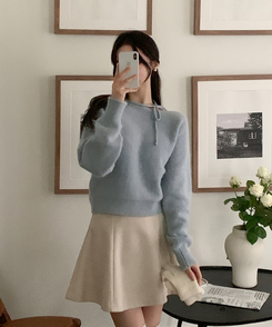 チョーカーニットトップス｜ニット｜韓国ファッション通販 SONA