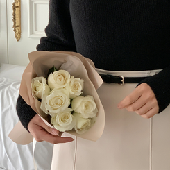 スクエアバックルベルト Black