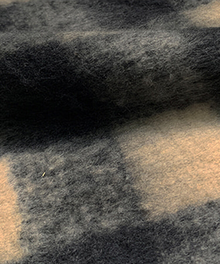 더브 체크 도톰 머플러