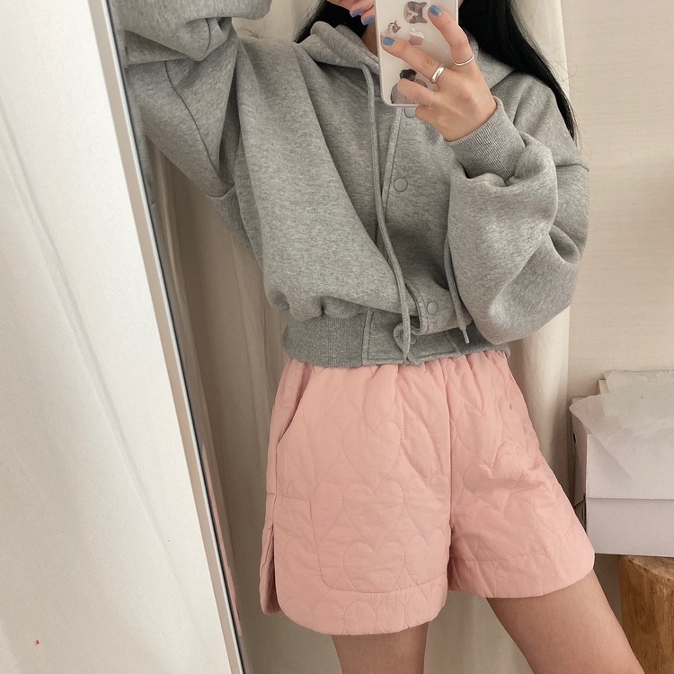 新品♡RM heart quilting pants♡ハートキルティングパンツ ハートキルティングパンツ｜ショートパンツ｜パンツ｜MORE self