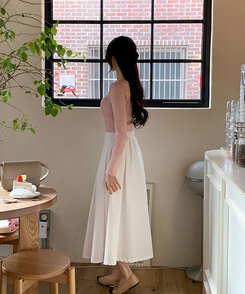 パールボタンカーディガン Light Pink