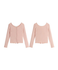 パールボタンカーディガン