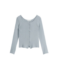 パールボタンカーディガン