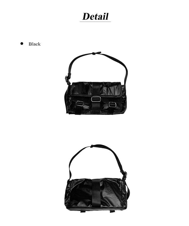スクエアバックルショルダーバッグ｜バッグ｜韓国ファッション