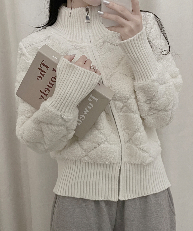 韓国　ワイドアングル 防風ニット　ジップアップ　アウター　ゴアテックス　防寒 韓国 ワイドアングル 防風ニット ジップアップ アウター ゴアテックス