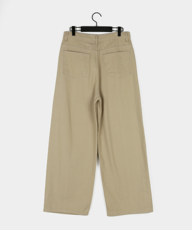 ユニセックスワイドコットンパンツ