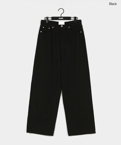 ユニセックスワイドコットンパンツ