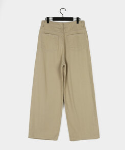 ユニセックスワイドコットンパンツ